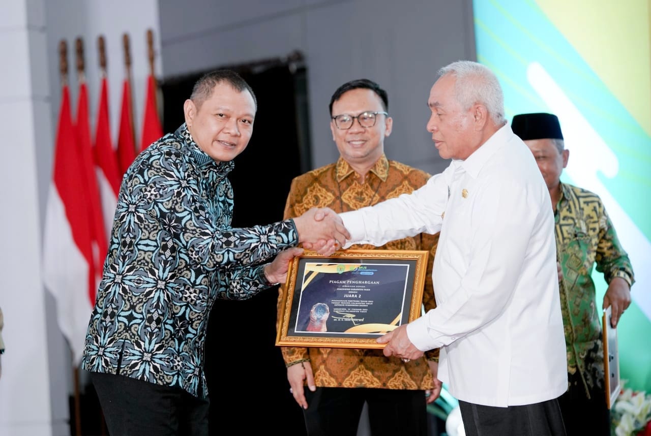 Paser Runner Up Paritrana Award, Kategori Pemerintah Daerah