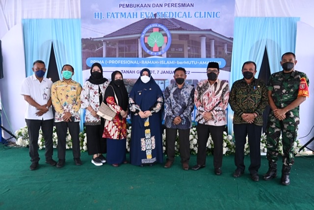 Wabup Masitah Grand Clinic Hj Fatmah Eva Medical Clinic