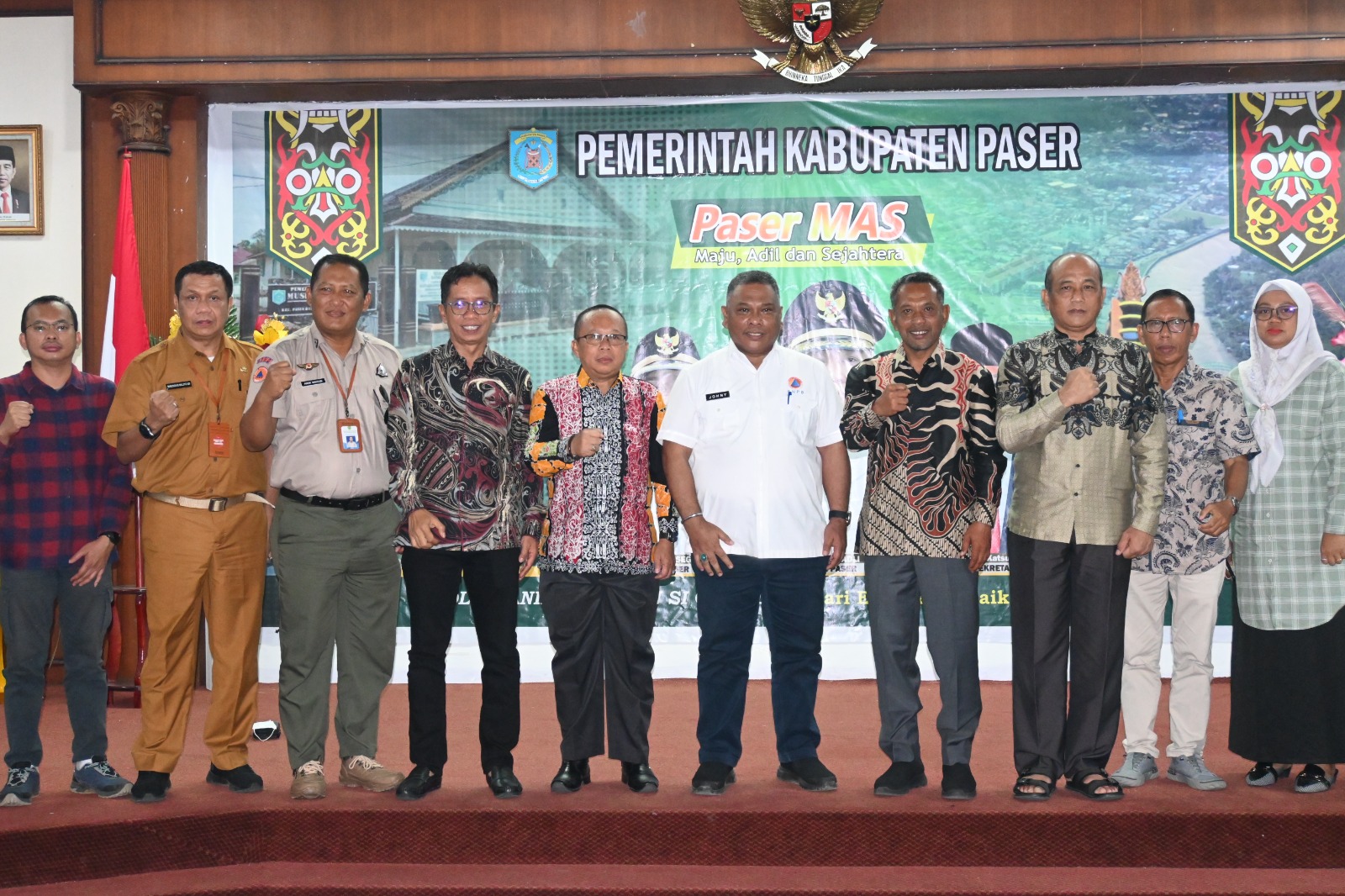 Sekda sambut Tamu BNPB dengan Jamuan Makan Malam