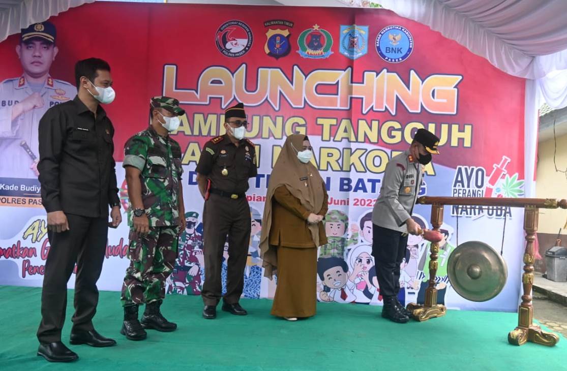 Tepian Batang menjadi Desa Tangguh Anti Narkoba, Wabup Masitah : Harus Milik Daya Cegah dan Daya Tangkal