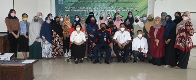 Sekda Buka Pelatihan 33 Pelaku Usahan Penjamah Makanan