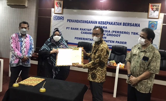 Pemkab Paser Teken MoU Perjanjian Kerja Sama Dengan BRI