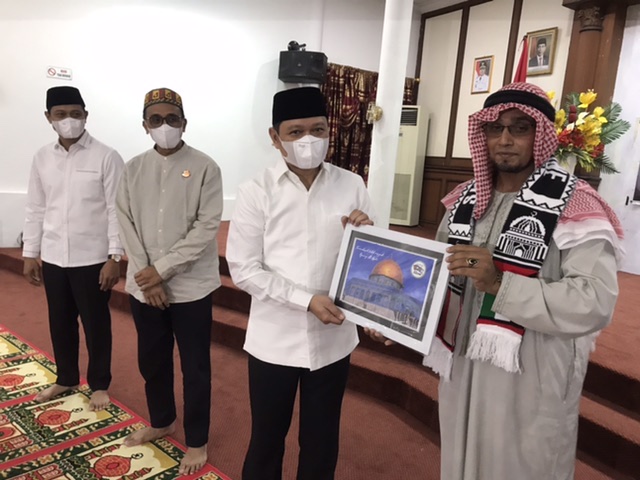 Bupati Gelar Penyambutan Kejari & Dirangkai Tausiyah dari Palestina