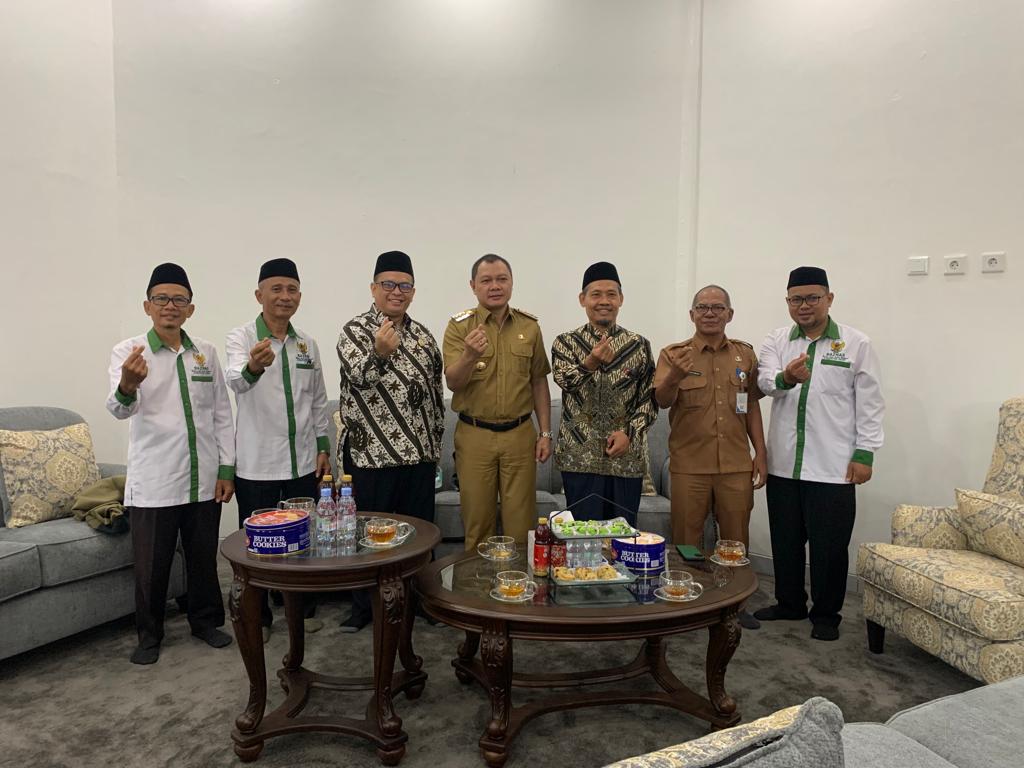 Bupati Fahmi Fadli Terima BAZNas Provinsi di Pendopo