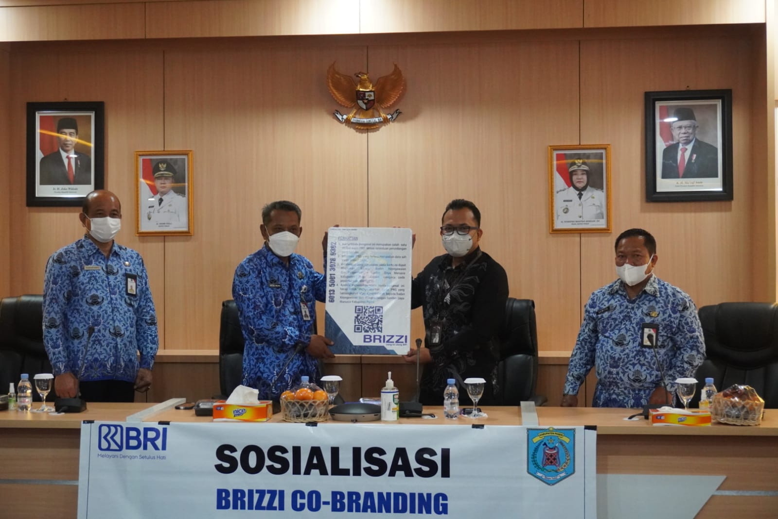 Gelar Sosialisasi CO-Branding BRIZZI, Sekda : Pemkab Paser dan BRI Komitmen Dukung Wujudkan Transaksi Non Tunai bagi ASN