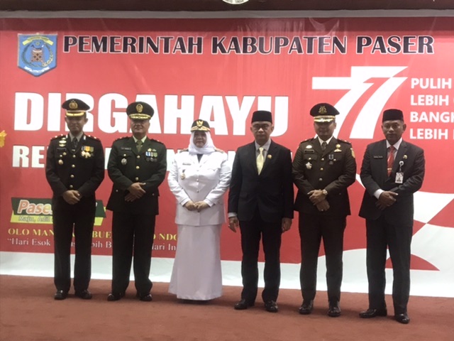 Wabup Masitah Ikuti  Penurunan di Pimpin Presiden Jokowi