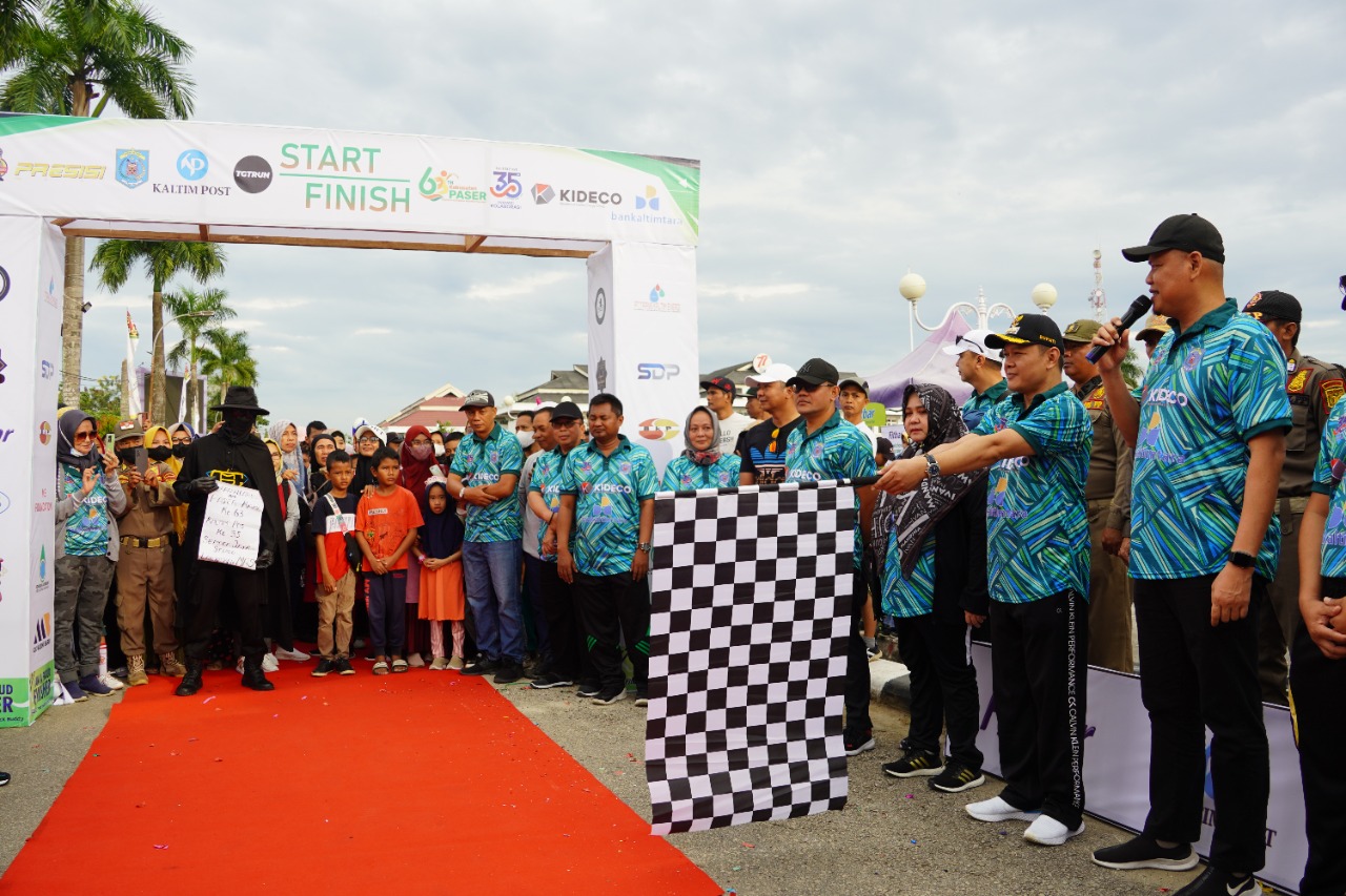 Semoga Dengan Jalan Sehat Bisa Membuat Tubuh Kita Lebih Sehat Lagi seperti Motto Olo Manin Aso Buen Sio Londo