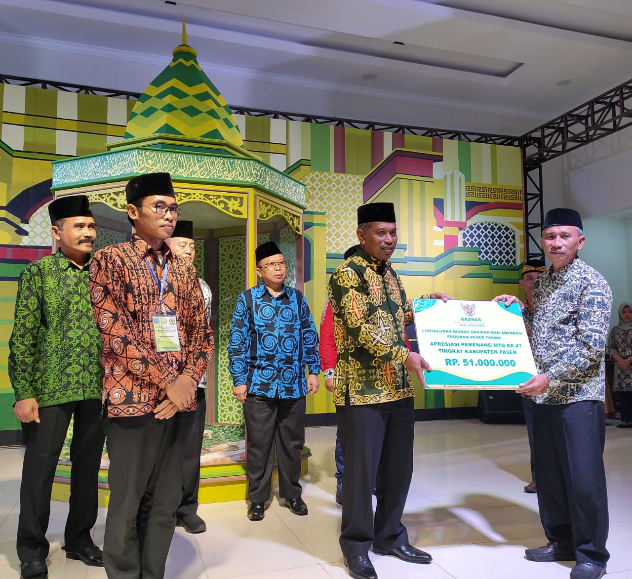 BAZNas Bantu Pemenang MTQ 51 Juta