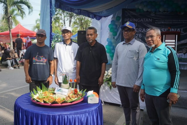 Peringatan Hari Koperasi Nasional Ke 76 Dengan Jalan Santai dan Donor Darah