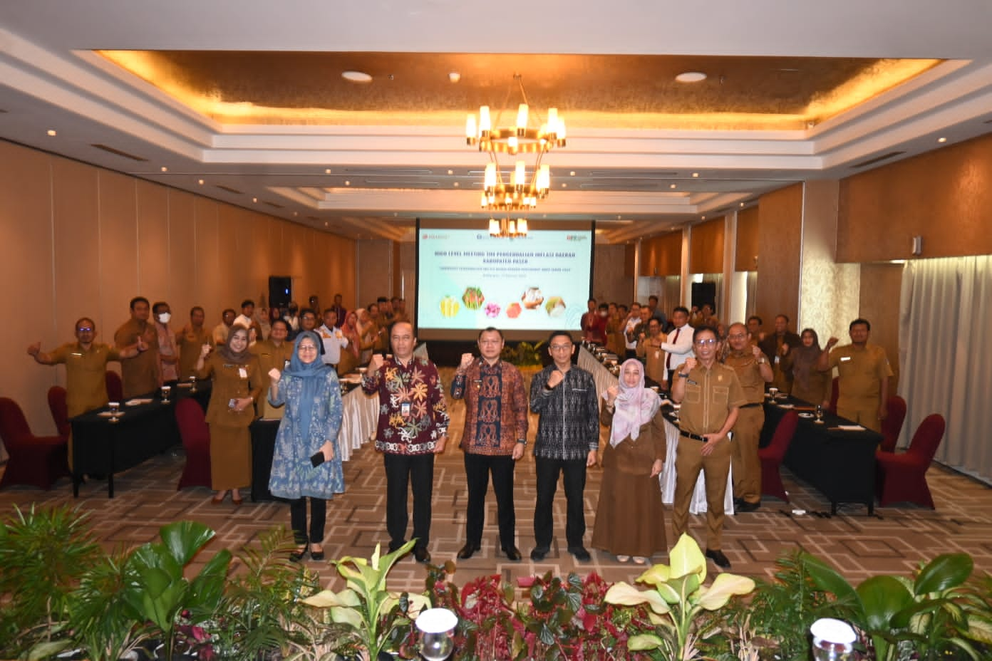 Hadiri High Level Meeting Bupati Fahmi Minta Kabupaten Paser Bisa Memproduksi Bahan Pokok Dalam Rangka Mengatasi Inflasi