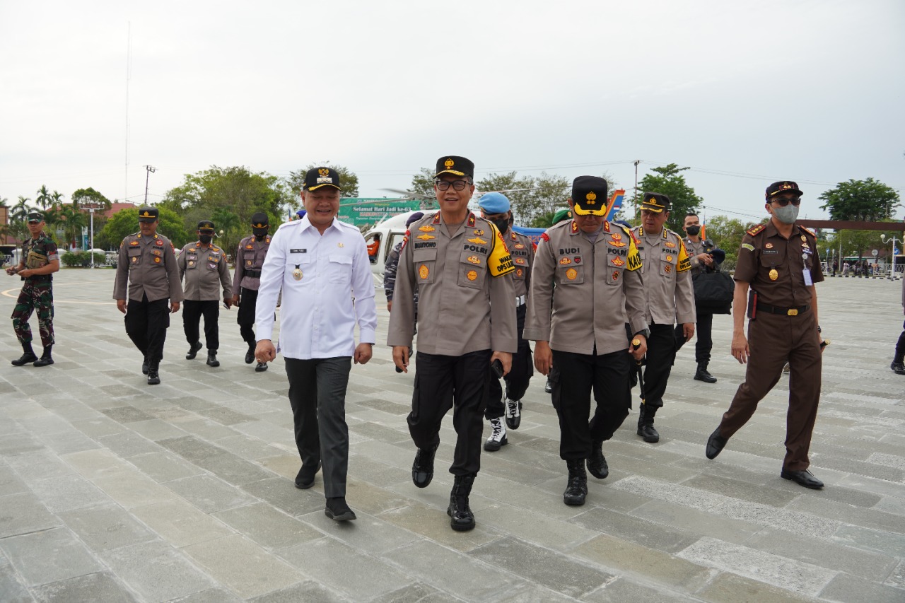 Wakapolda Memantau Keamanan Dalam Rangka Natal dan Tahun Baru