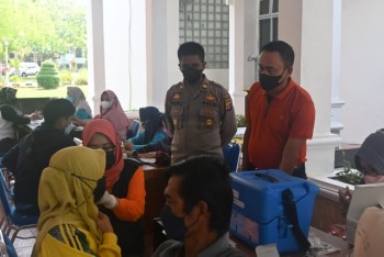 SE Bupati Keluar, Camat Tanah Grogot Gelar Vaksinasi Booster ASN, P3K & PTT