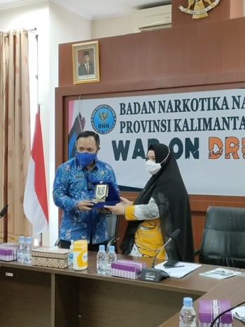 Kunjungi BNNP, Wabup Terima Kabar Gembira, Paser Prioritas Pengalihan BNK Menjadi BNNK