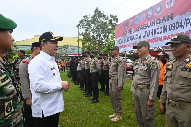 Bupati, Dandim & Kapolres Pimpin Apel Kesiapsiagaan Bencana 