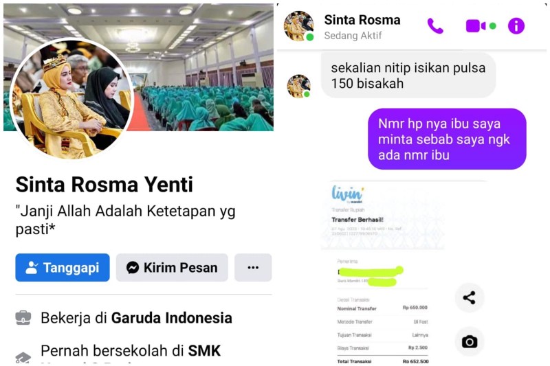 Sinta: Abaikan Akun FB Palsu