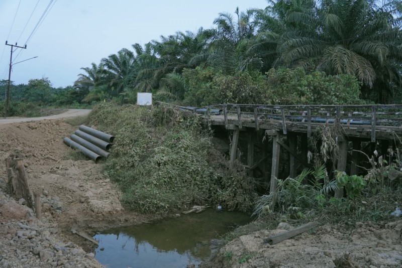 Jembatan Sei Tempakan Sudah Diperbaiki, Selesai Sebelum Akhir 2023