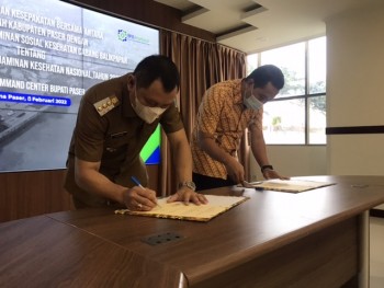 Bupati Fahmi Lakukan MoU dengan BPJS