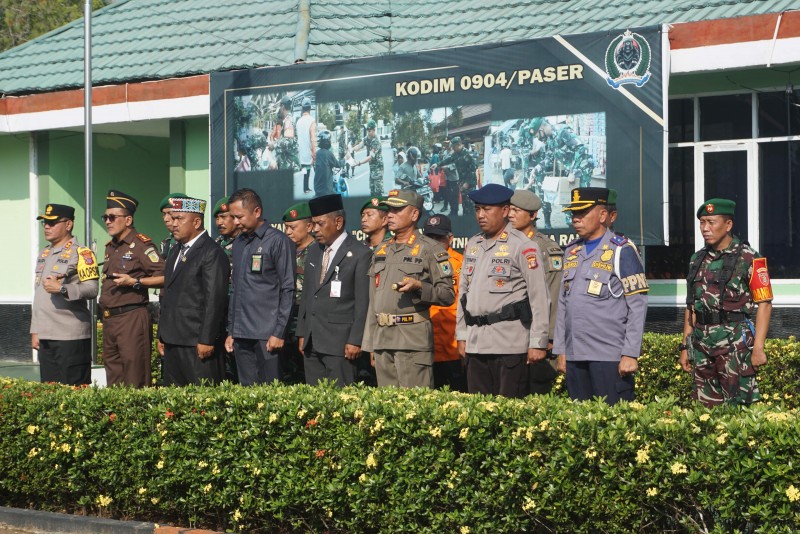 Apel Pengamanan dilakukan Dalam Rangka Meningkatkan Stabilitas Keamanan Pada  Pemilu 2024