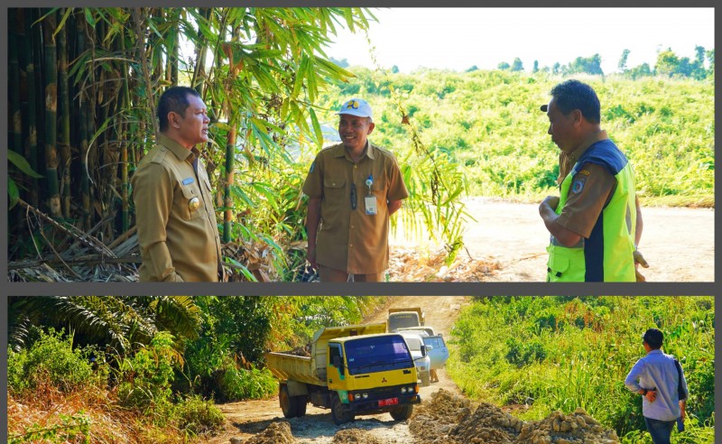 Jalan Kabupaten di Batu Engau-Tanjung Harapan Mulai Berproses