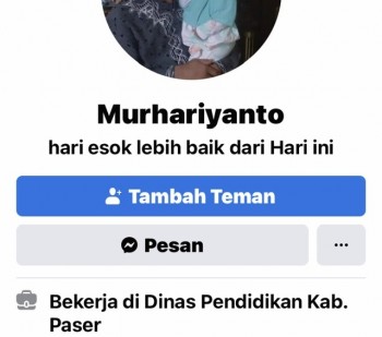 Waspada Bila Berteman dengan Akun FB Murhariyanto, Akun Asisten Administrasi Umum  Itu Diretas