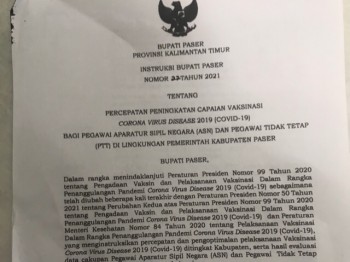 Sanksi Menanti PNS & PTT  yang Menolak di Vaksinasi