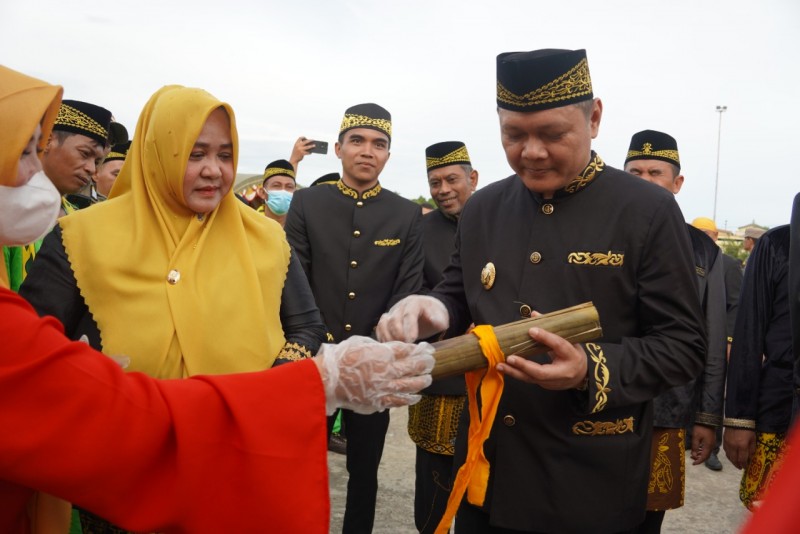 1800 Batang Lemang dibagikan pada Pembukaan Melas Taon 2022 