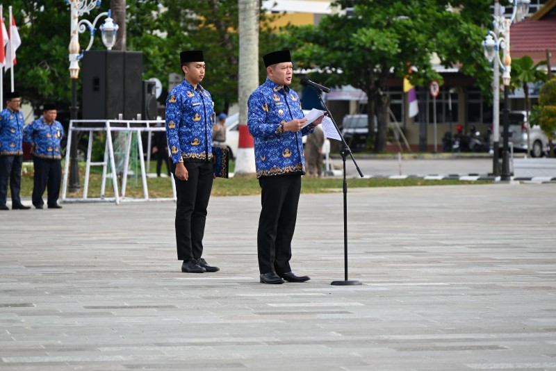 Pimpin Apel Gabungan Korpri, Bupati Paser Apresiasi dan Ingatkan ASN