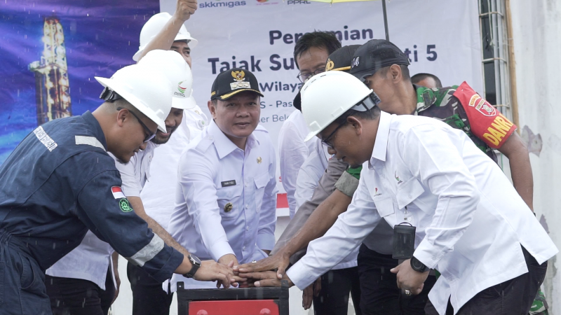 Bupati Resmikan Tajak Sumur Kinanti 5