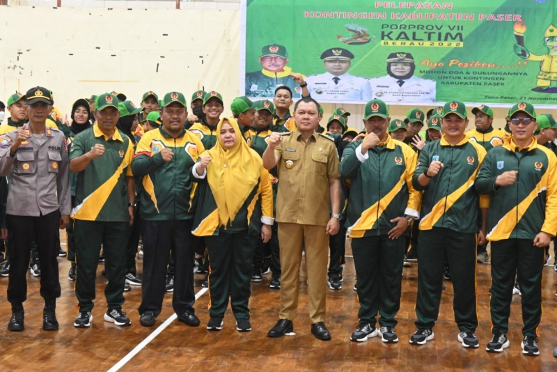 Ibarat Kemarau Setahun Diguyur Hujan Sehari, Kontingen Porprov Paser Harap Pulang Bawa Medali