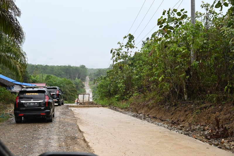 Perbaikan Jalan di Long Ikis Pangkas hampir Separuh Waktu Tempuh