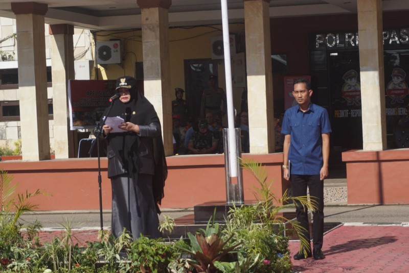 Wabup Masitah Pimpin Apel Penanganan Karhutla