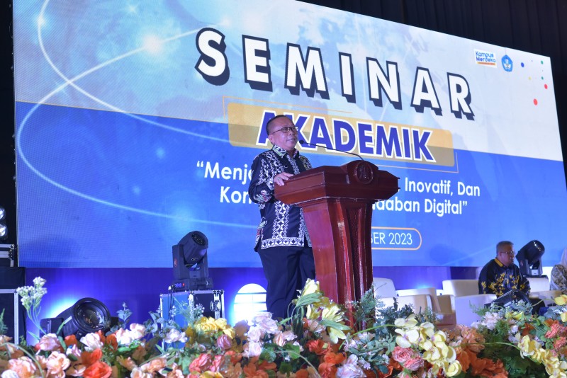 Asisten Pemkes Beri Seminar Akademik di Universitas Terbuka