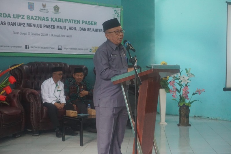 Rakorda 2023,Bupati  Apresiasi Pengelolaan Zakat Kabupaten Paser