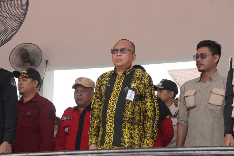 Asisten Pemkes Hadiri Apel Gelar Pasukan BKO Satlinmas se Kaltim 