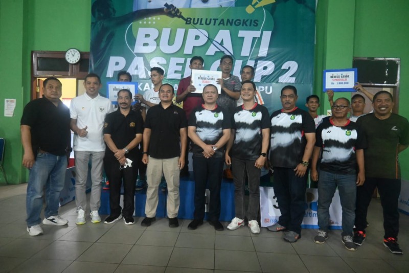 Bupati Hadiri Malam Final Kejuaraan Bulutangkis Bupati Paser Cup 2 