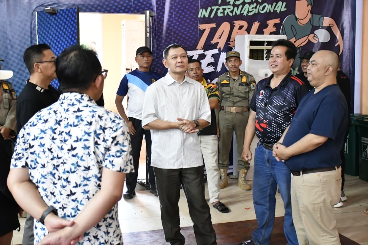 Bupati Tinjau Kesiapan International Table  Tennis Championship 2026