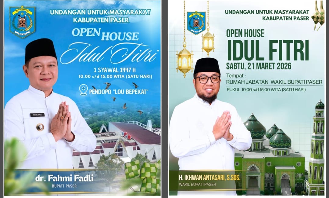 Bupati dan Wabup Akan Gelar Open House Hari Pertama Lebaran