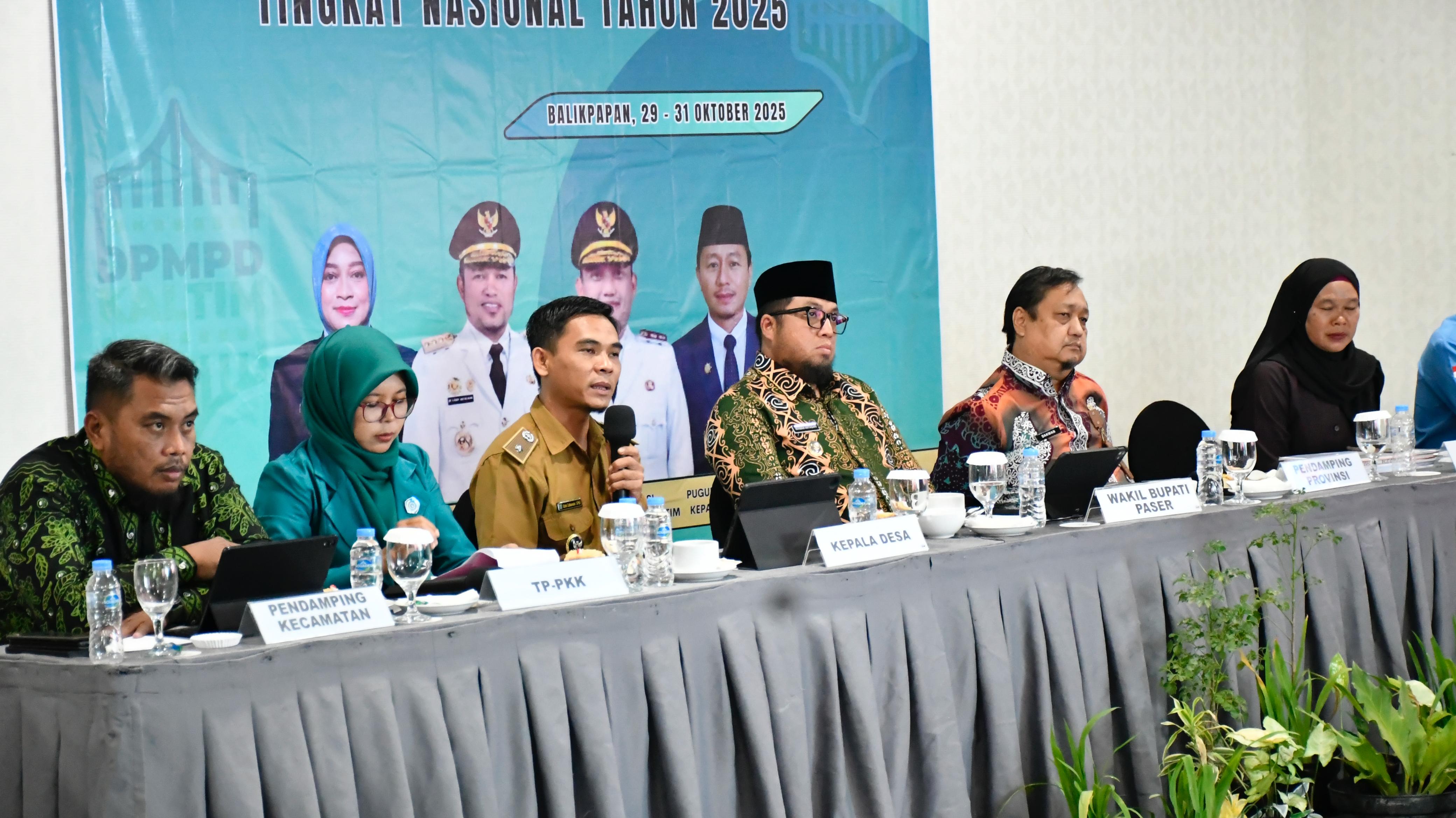 Padang Jaya Wakili Paser Pada Lomba Desa Tingkat Nasional