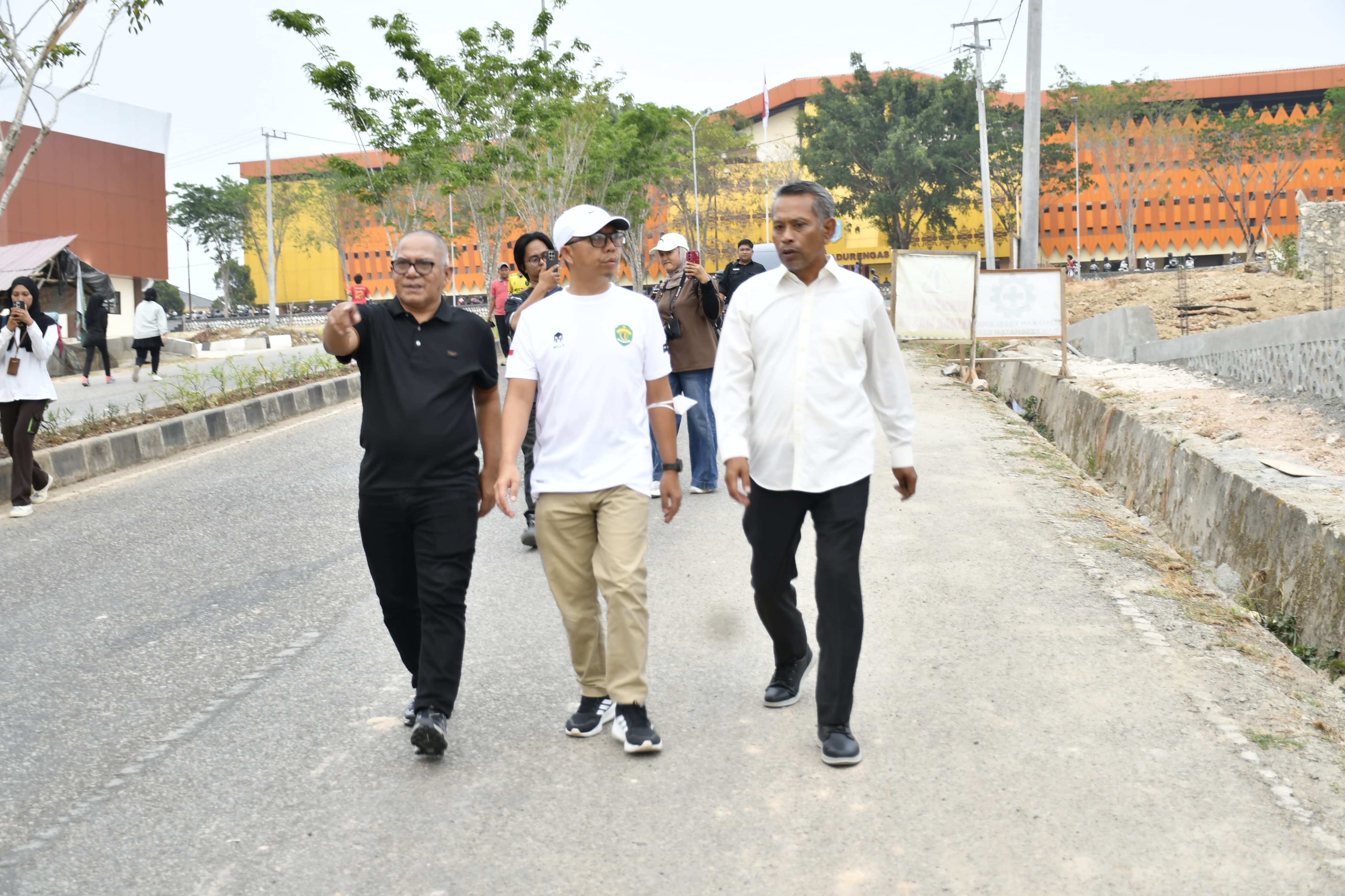 Pastikan Kesiapan Sarana dan Prasarana Porprov, Sekda dan Rombongan Tinjau Sejumlah Venue 