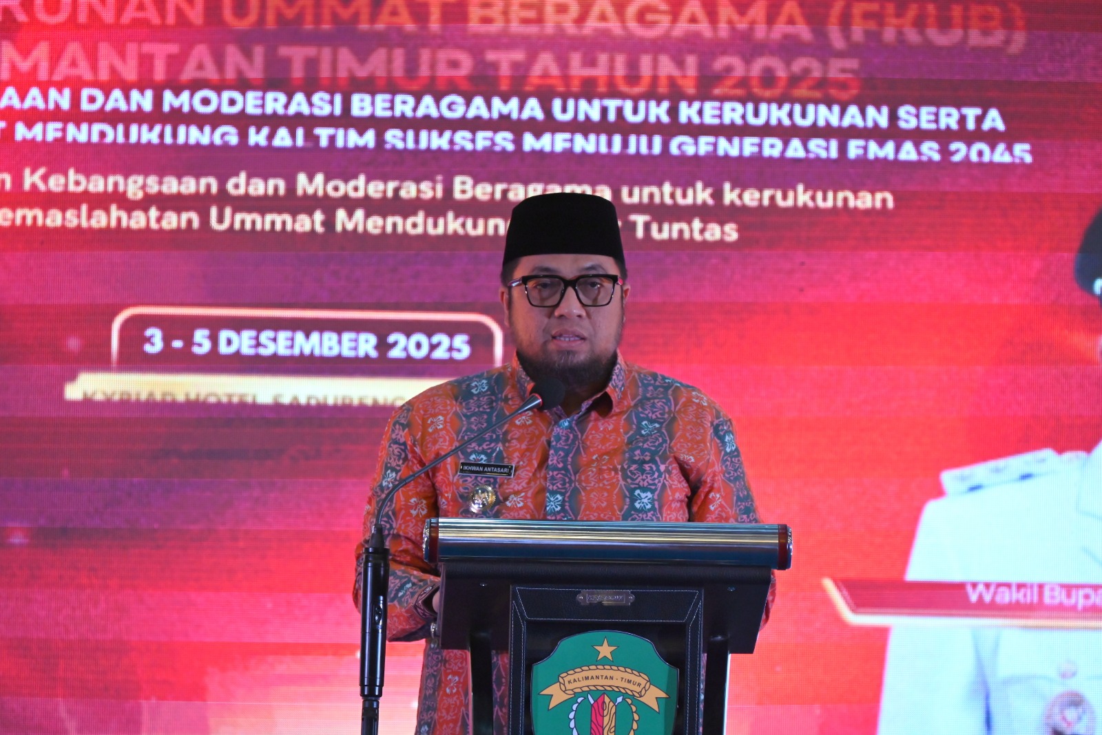 Wabup Ikhwan Buka Rakorda FKUB Tahun 2025
