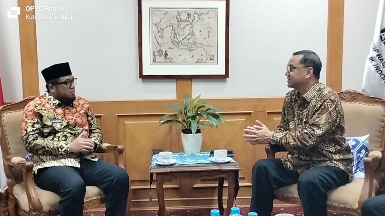 Wabup Kunjungi ANRI Bahas Pengelolaan Arsip Berbasis Digital 