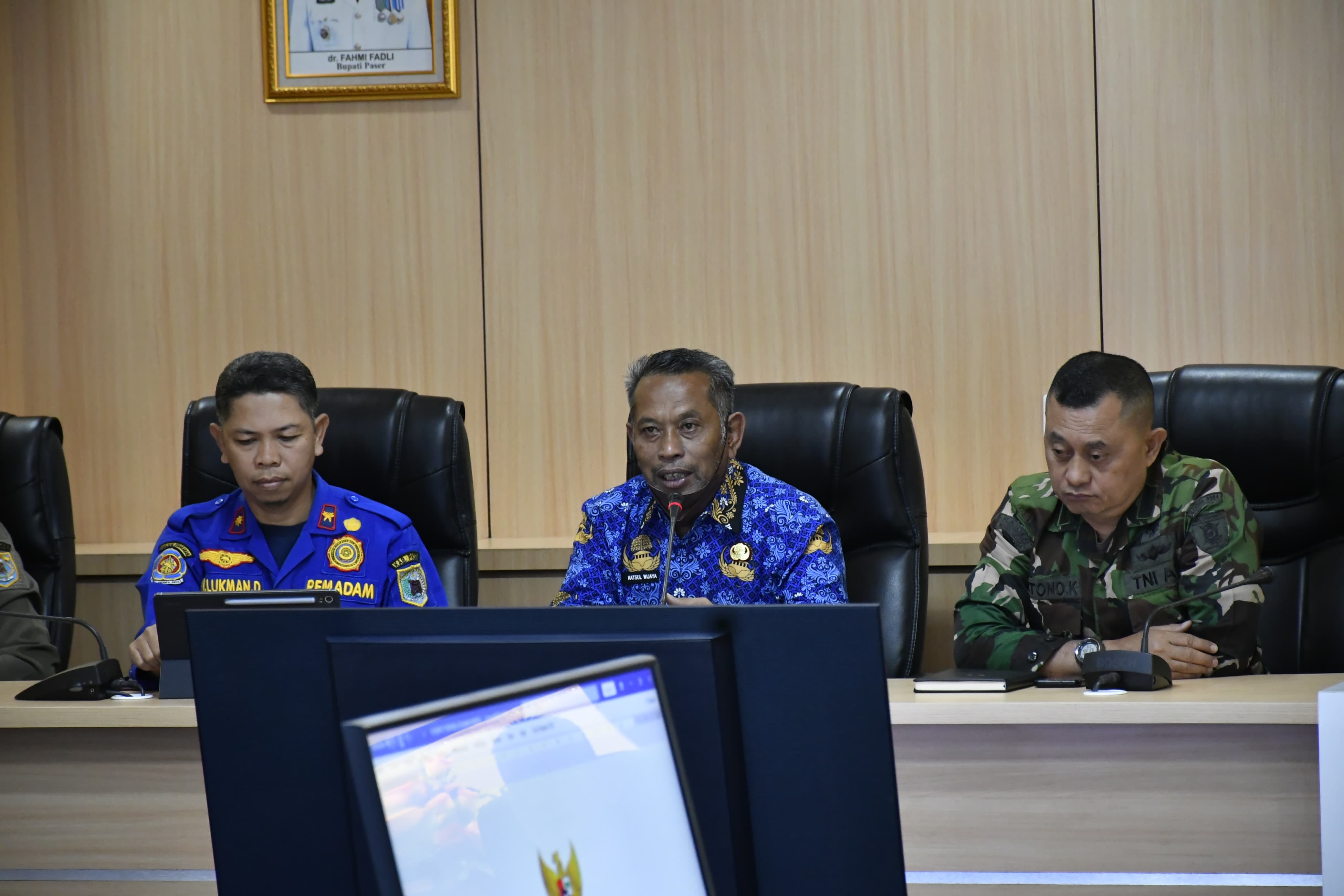 Persiapkan HUT Pemadam Kebakaran, Satpol PP dan Satlinmas, Pemkab Gelar Rapat