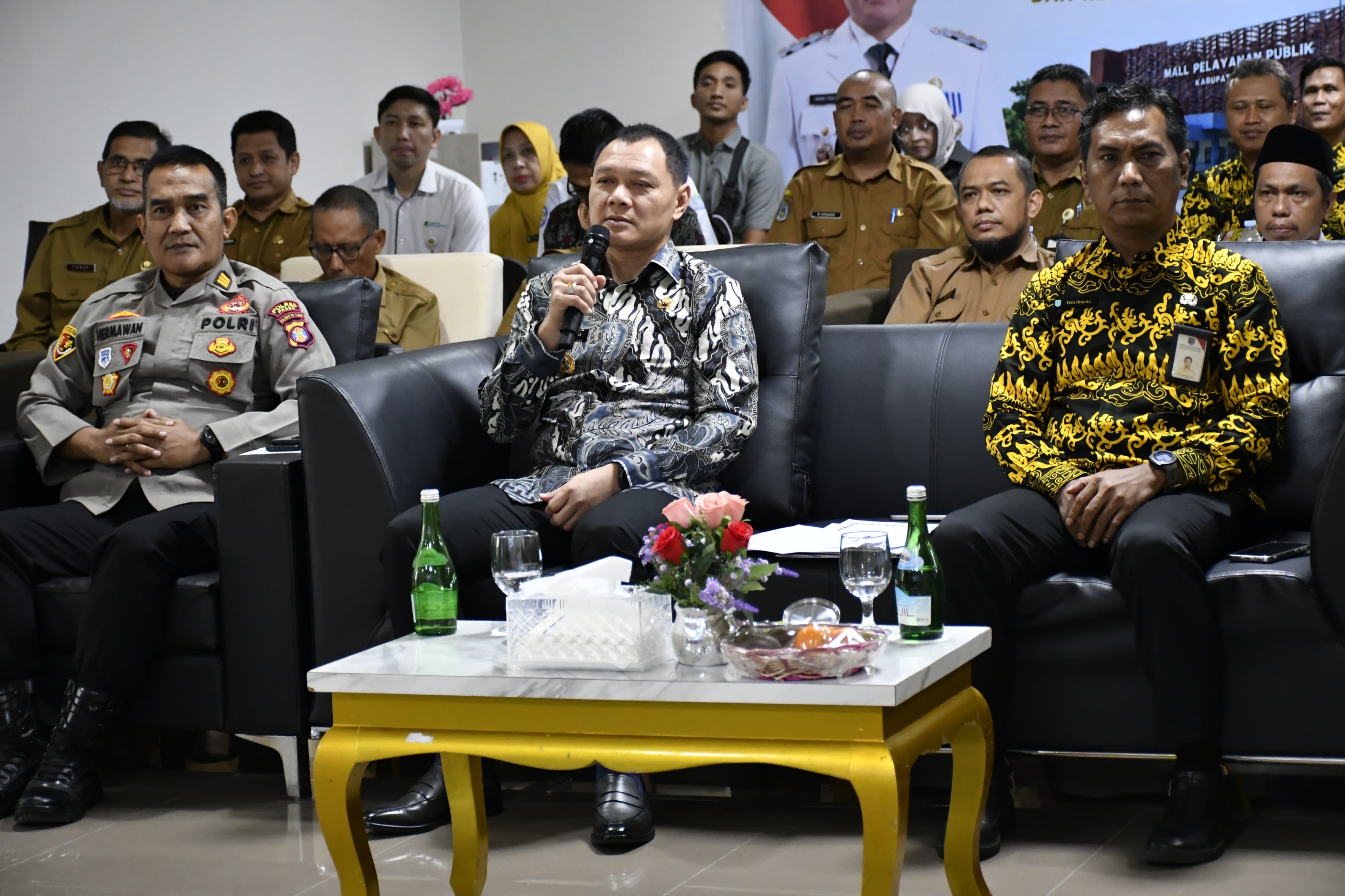 Bupati Sampaikan Gambaran Regulasi Perizinan di Paser Secara Daring Pada Peresmian MPP Serentak Nasional 