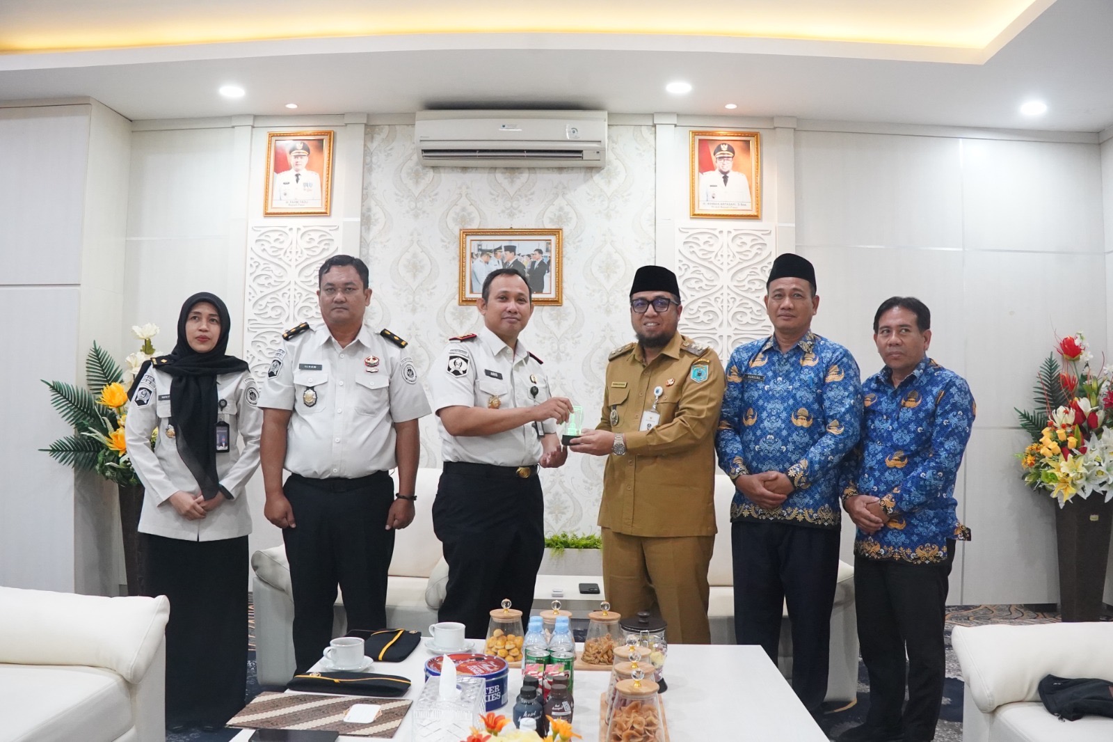 Wabup Terima Kunjungan Kepala Rutan IIB  Tanah Grogot