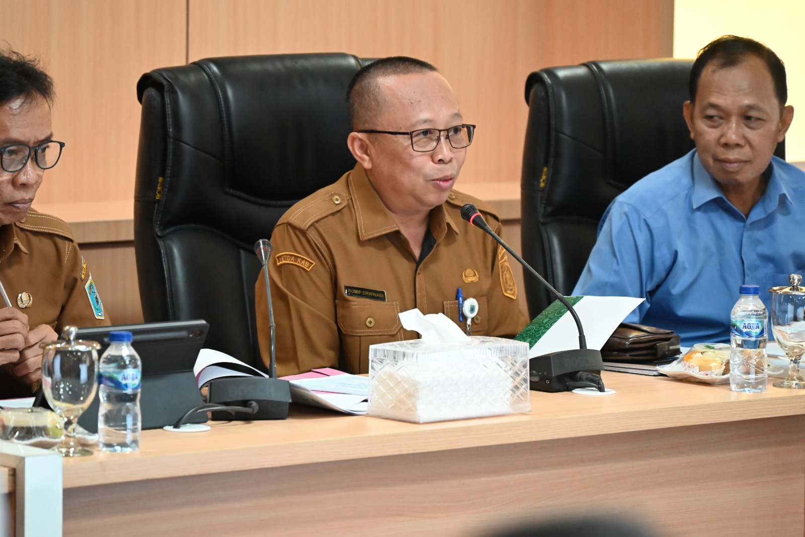Asisten Pemkes Buka Rapat Tahunan Perumda Air Minum Tirta Kandilo