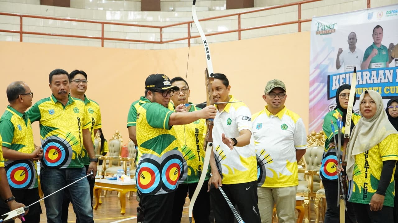 Pemkab Dukung Penuh Kemajuan Olahraga di Paser Termasuk Panahan Kejuaraan Bupati Cup I 2025