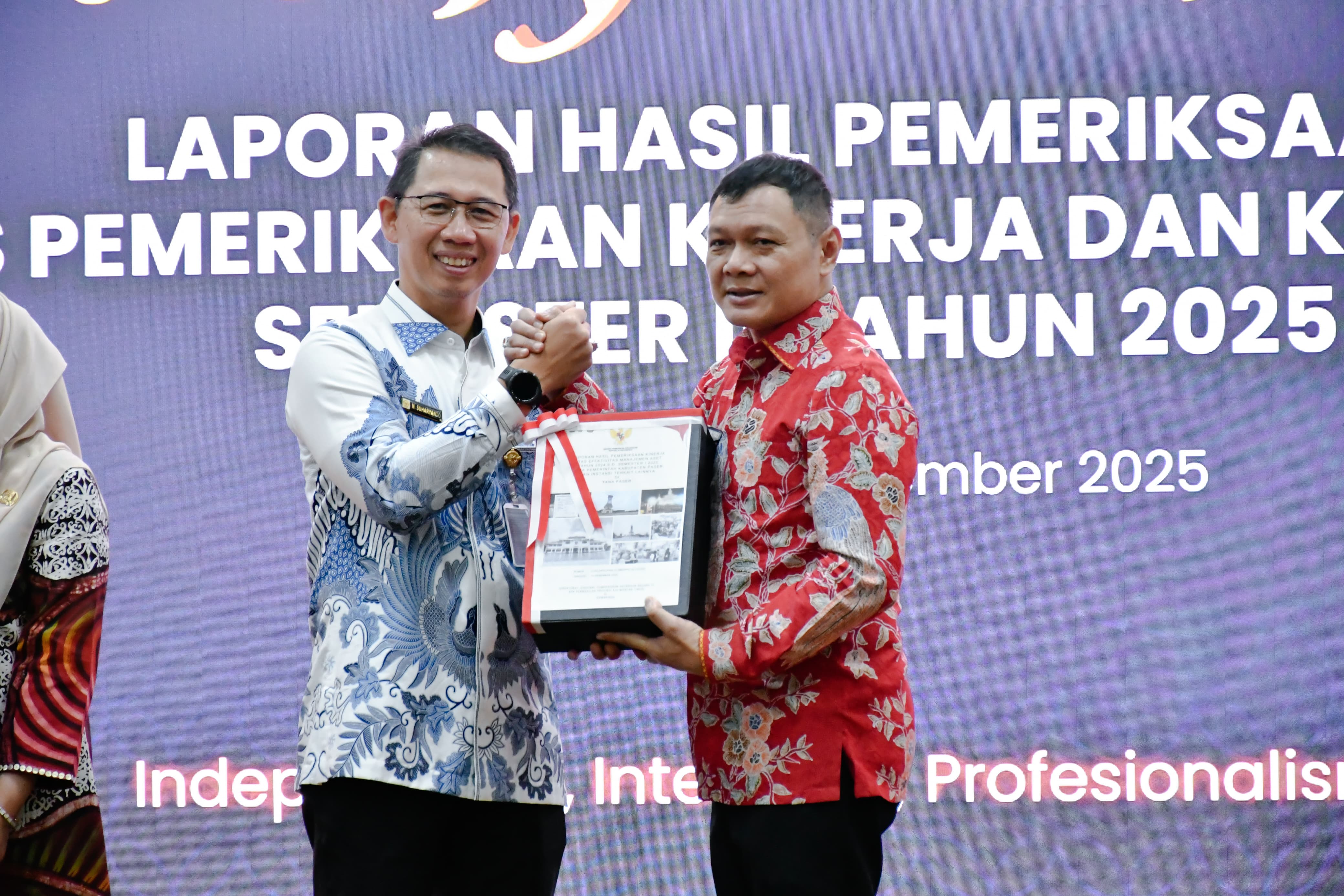 Bupati Terima LHP dari BPK,  Pengelolaan Aset Daerah Diharapkan Semakin Tertib dan Akuntabel