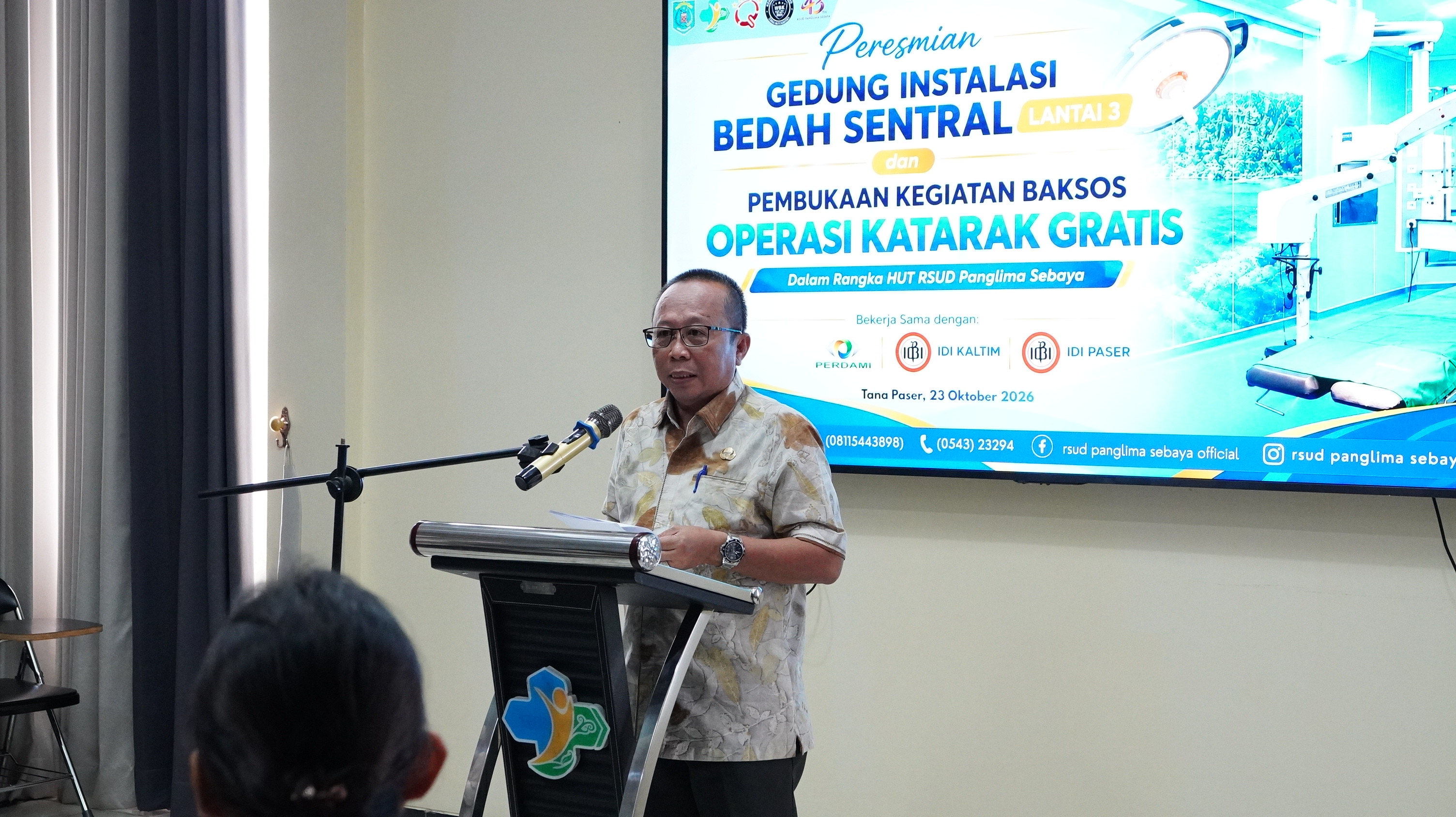 Gedung IBS RSUD Panglima Sebaya Siap Digunakan Untuk Operasi Katarak