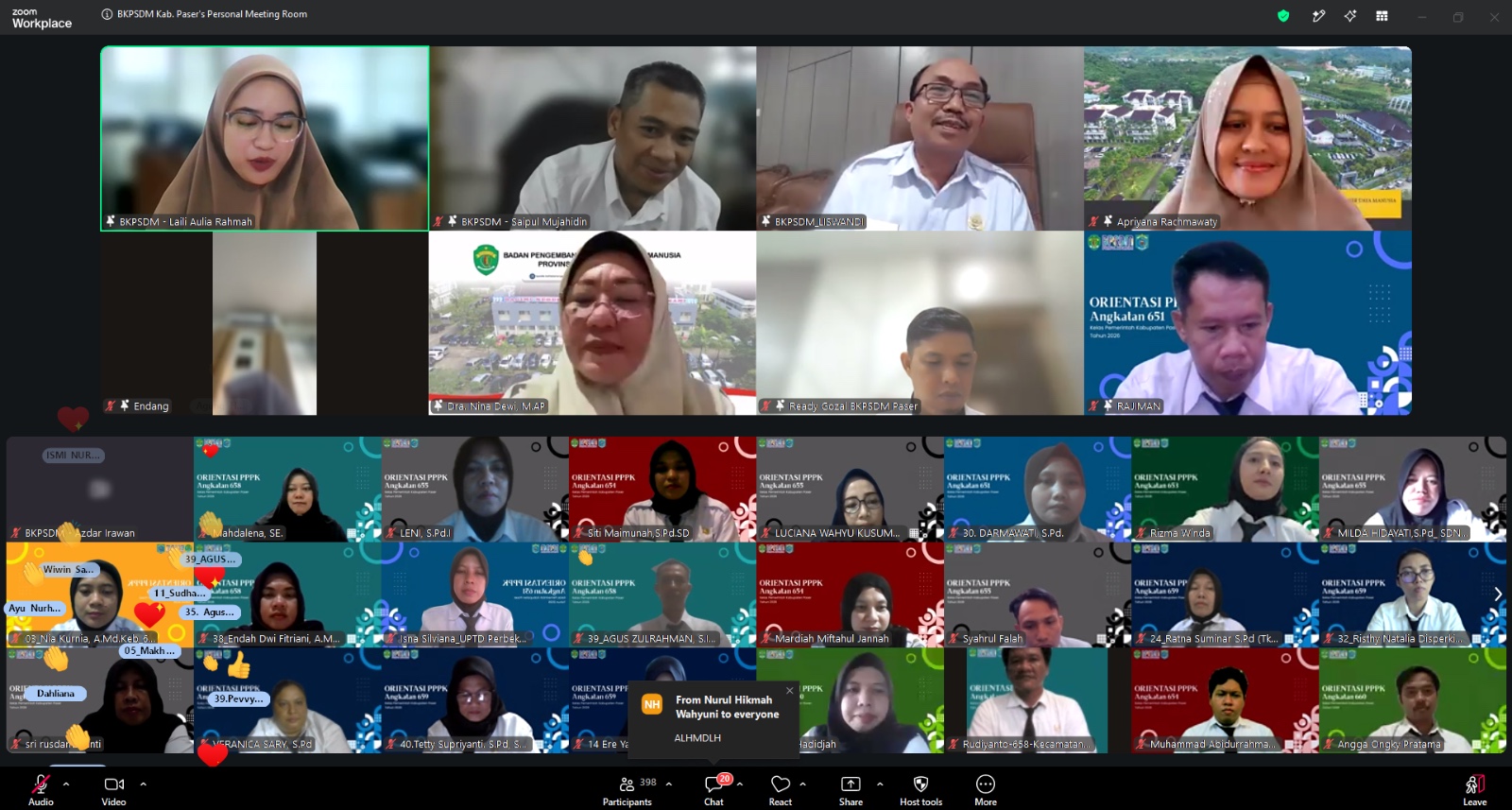 Separuh PPPK Paser sudah Ikuti Orientasi MOOC