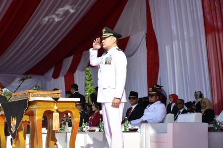 Tuntas Tugas Kibarkan Bendera, Pemkab Paser Apresiasi 80 Paskibraka